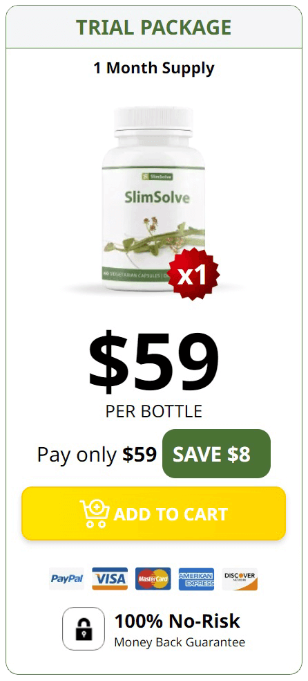 slimsolve one bottle price 